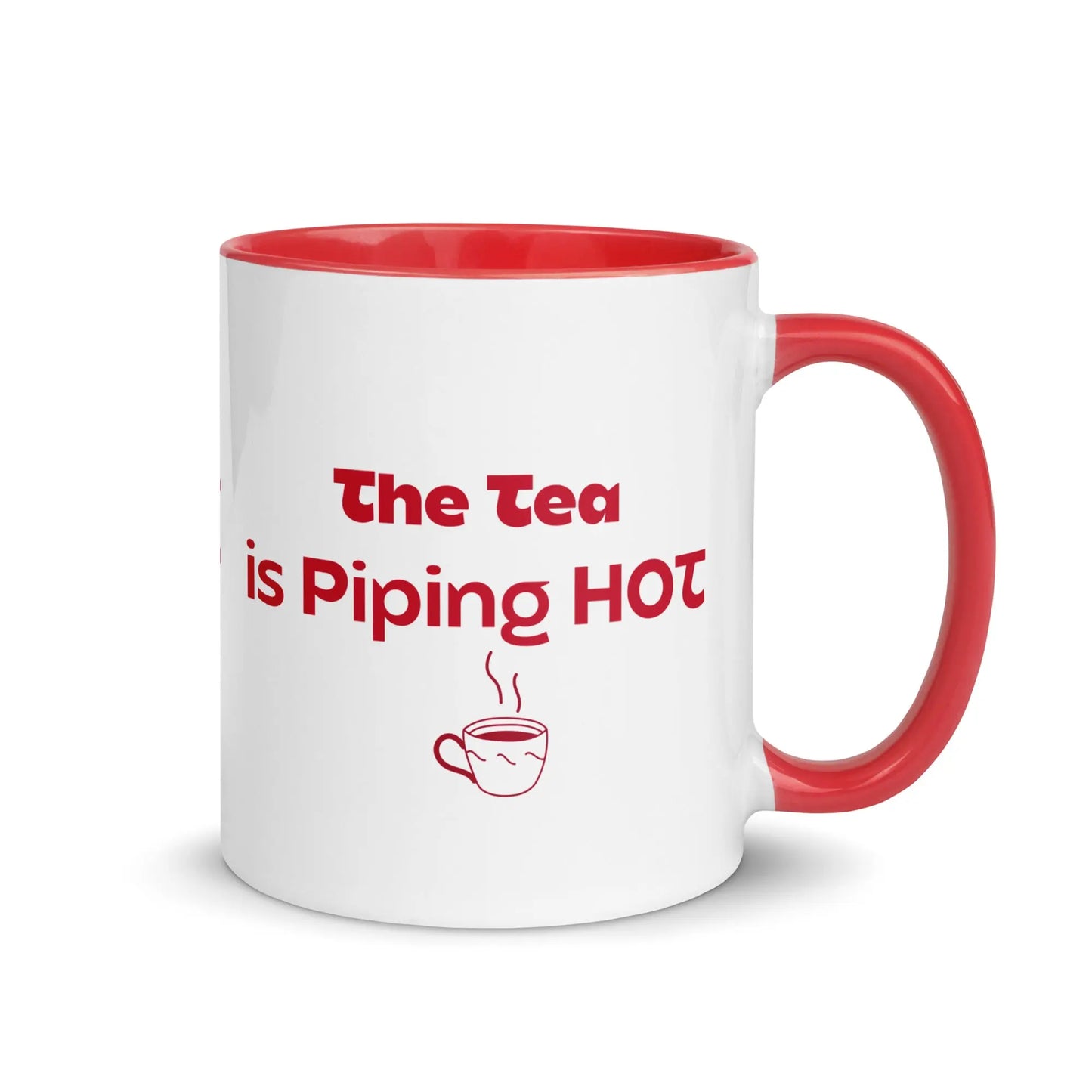 Bold Red Glossy Mug